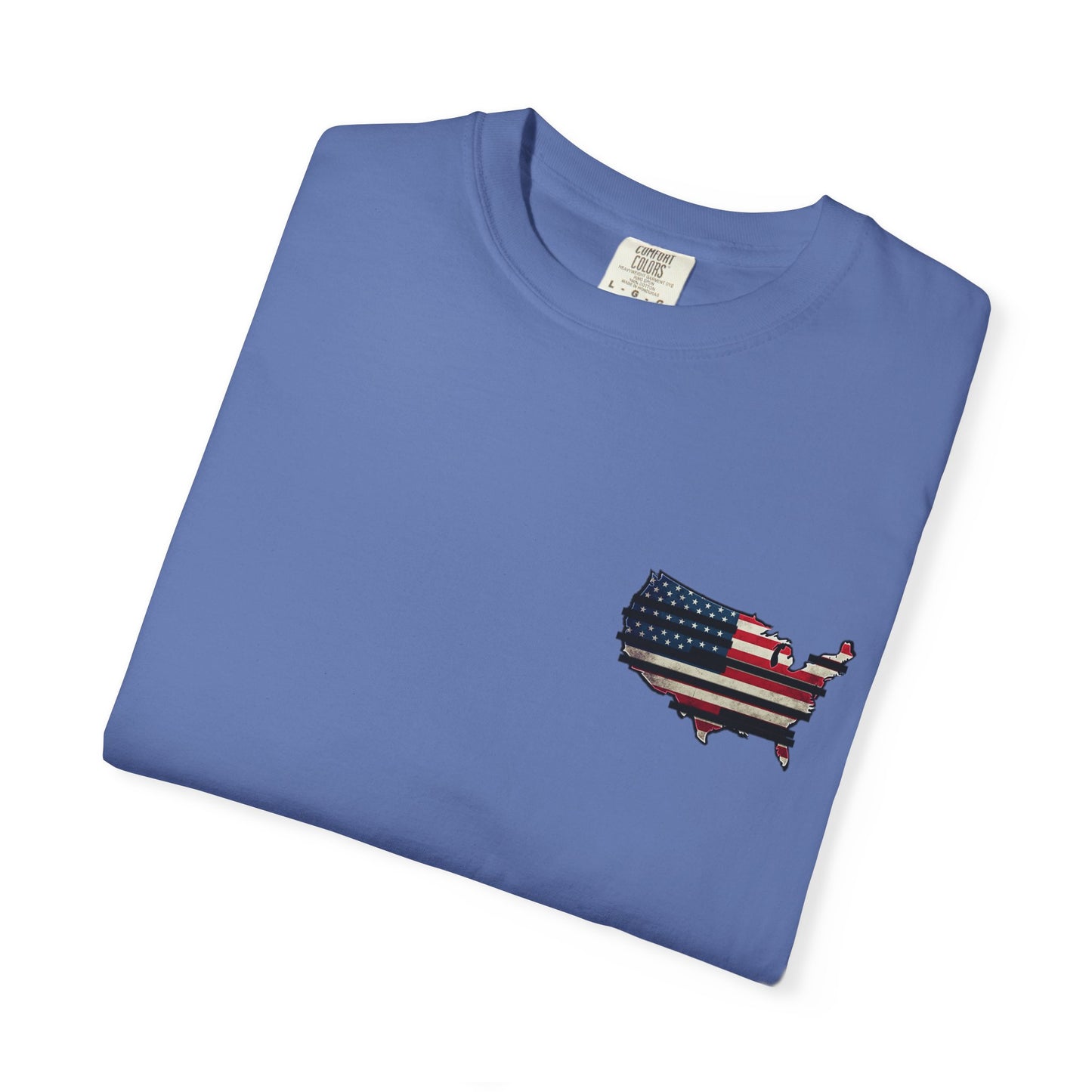 Unisex Garment-Dyed T-shirt with EV Power by Trump Energy Design