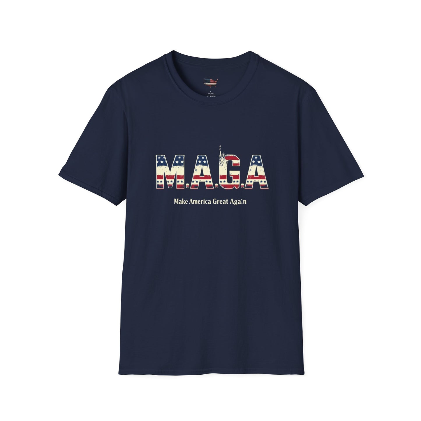 Patriotic Unisex T-Shirt - Make America Great Again & One Pope At A Time Designs