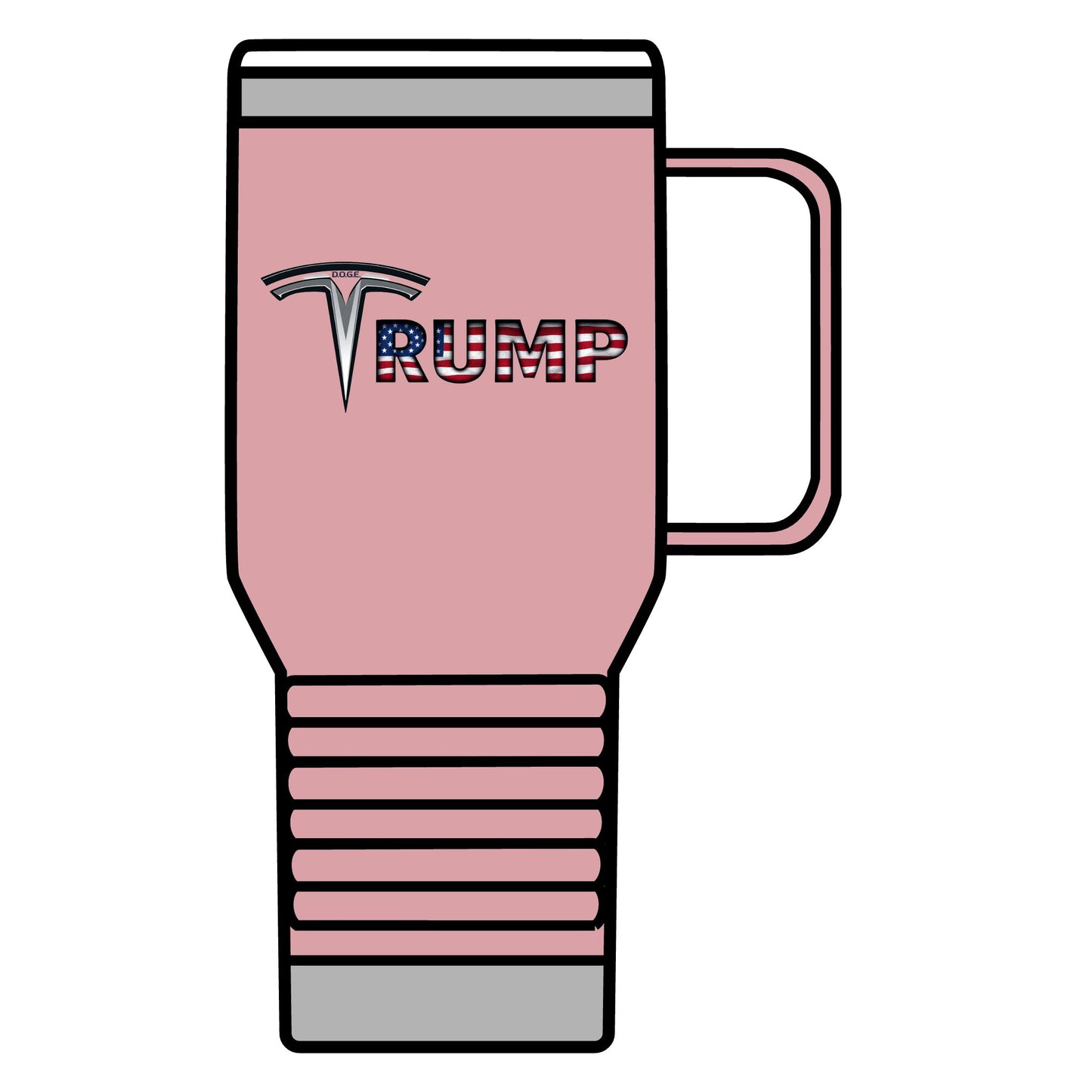 Patriotic Travel Mug - 20oz Trump Design