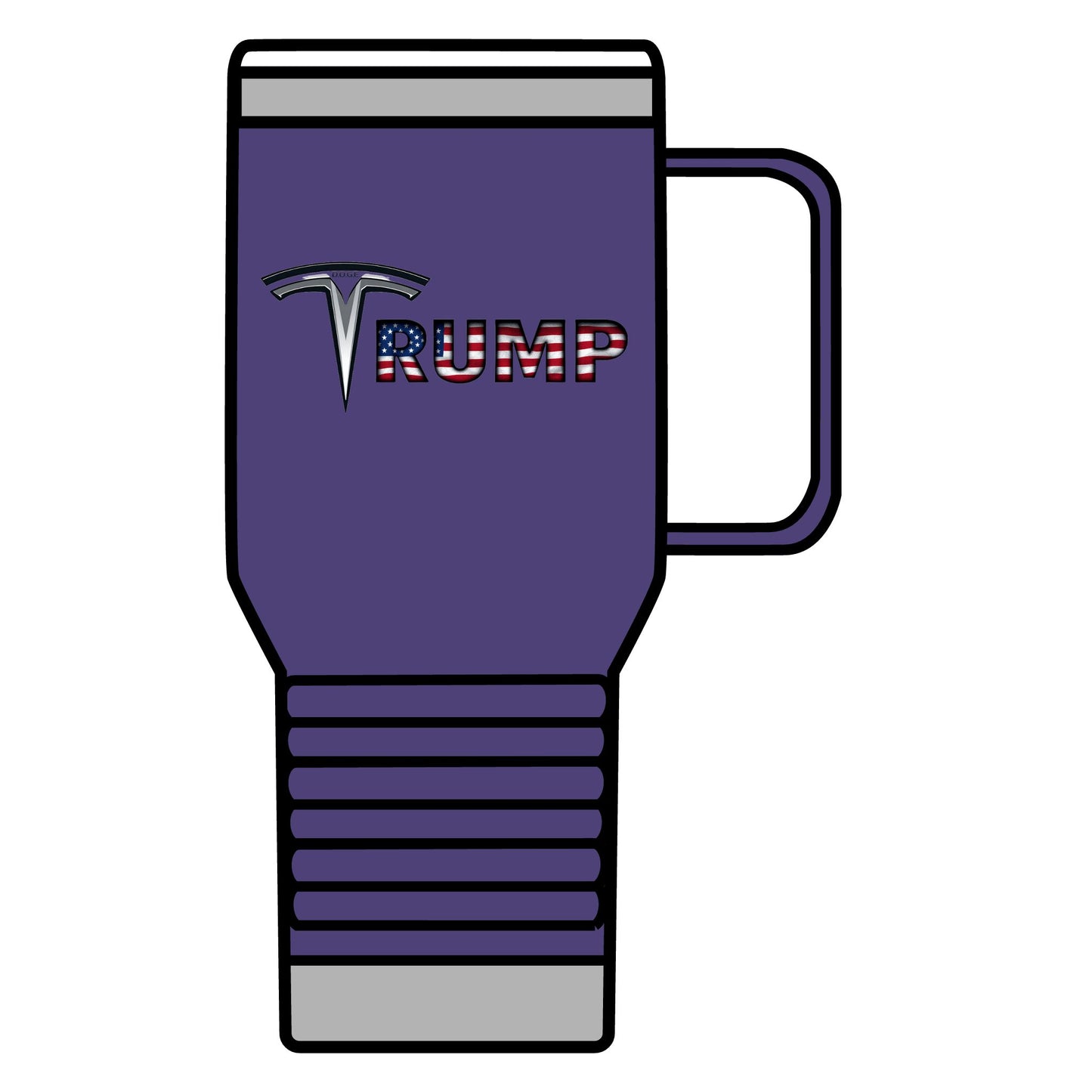Patriotic Travel Mug - 20oz Trump Design