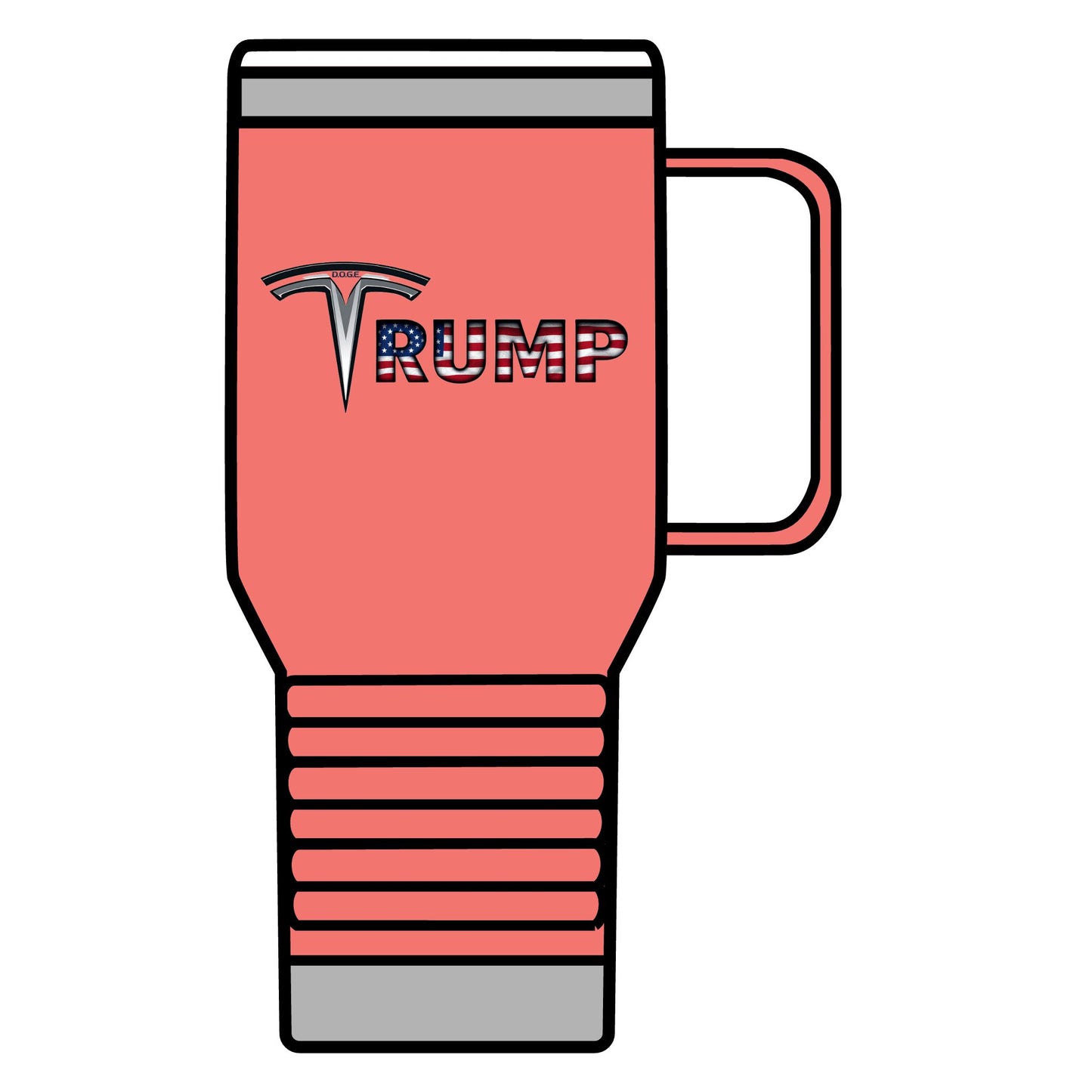 Patriotic Travel Mug - 20oz Trump Design