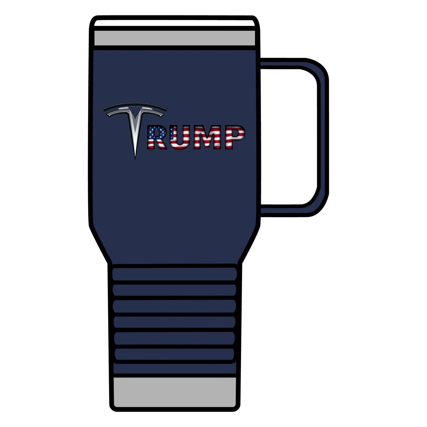 Patriotic Travel Mug - 20oz Trump Design