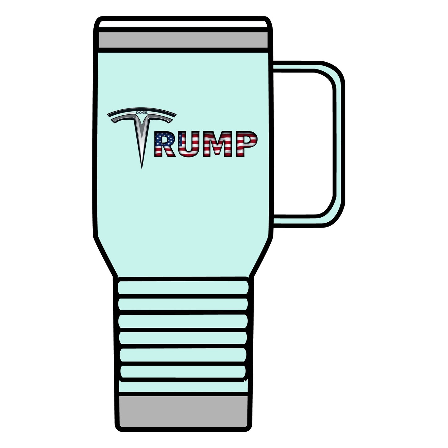 Patriotic Travel Mug - 20oz Trump Design