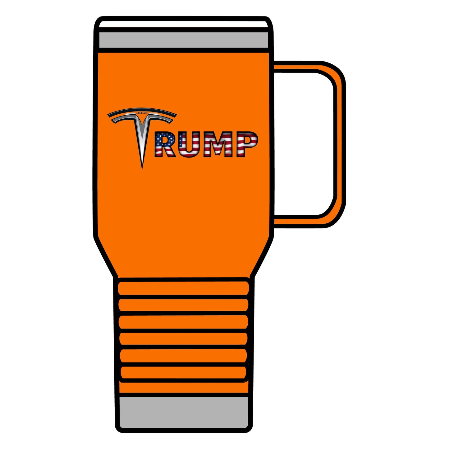 Patriotic Travel Mug - 20oz Trump Design
