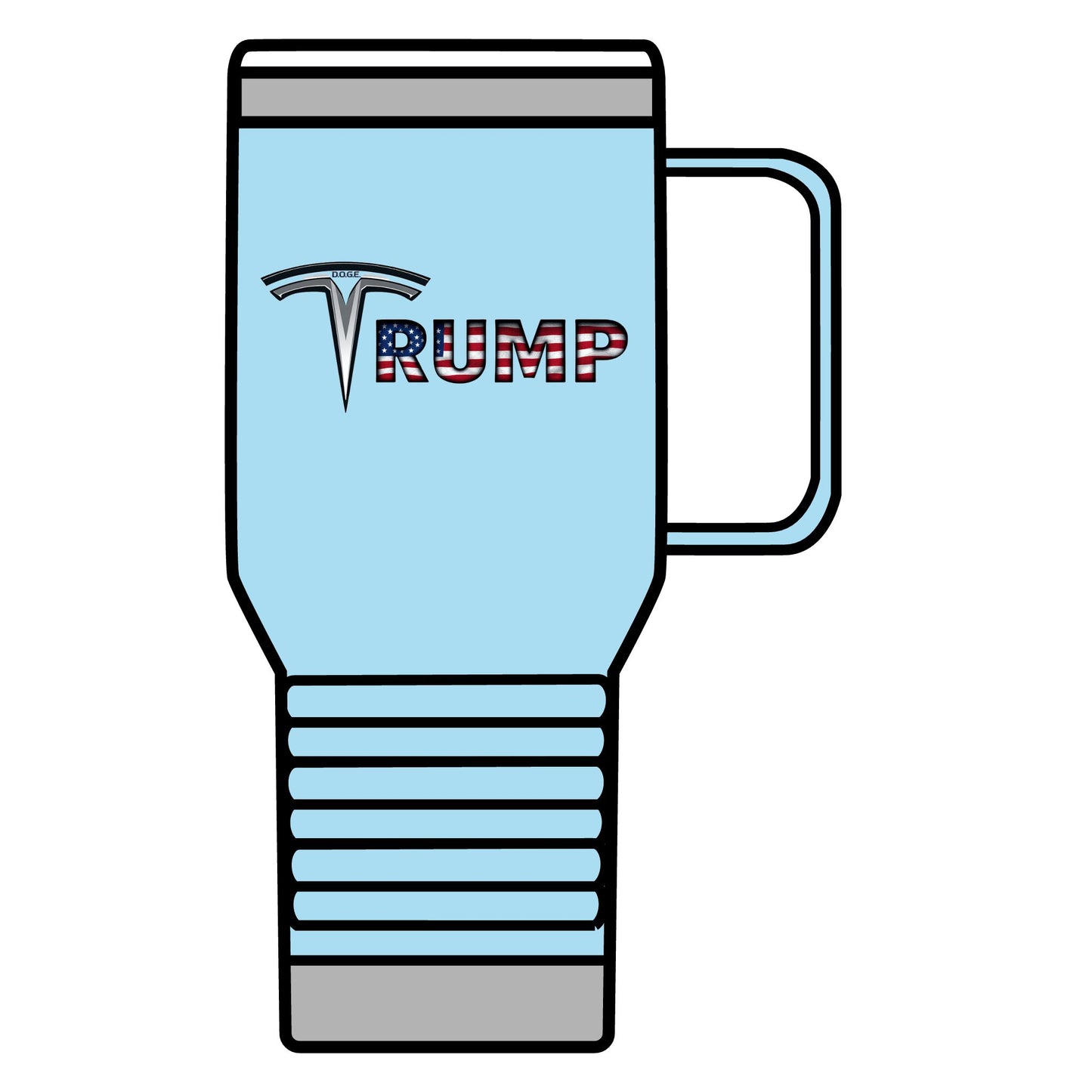 Patriotic Travel Mug - 20oz Trump Design