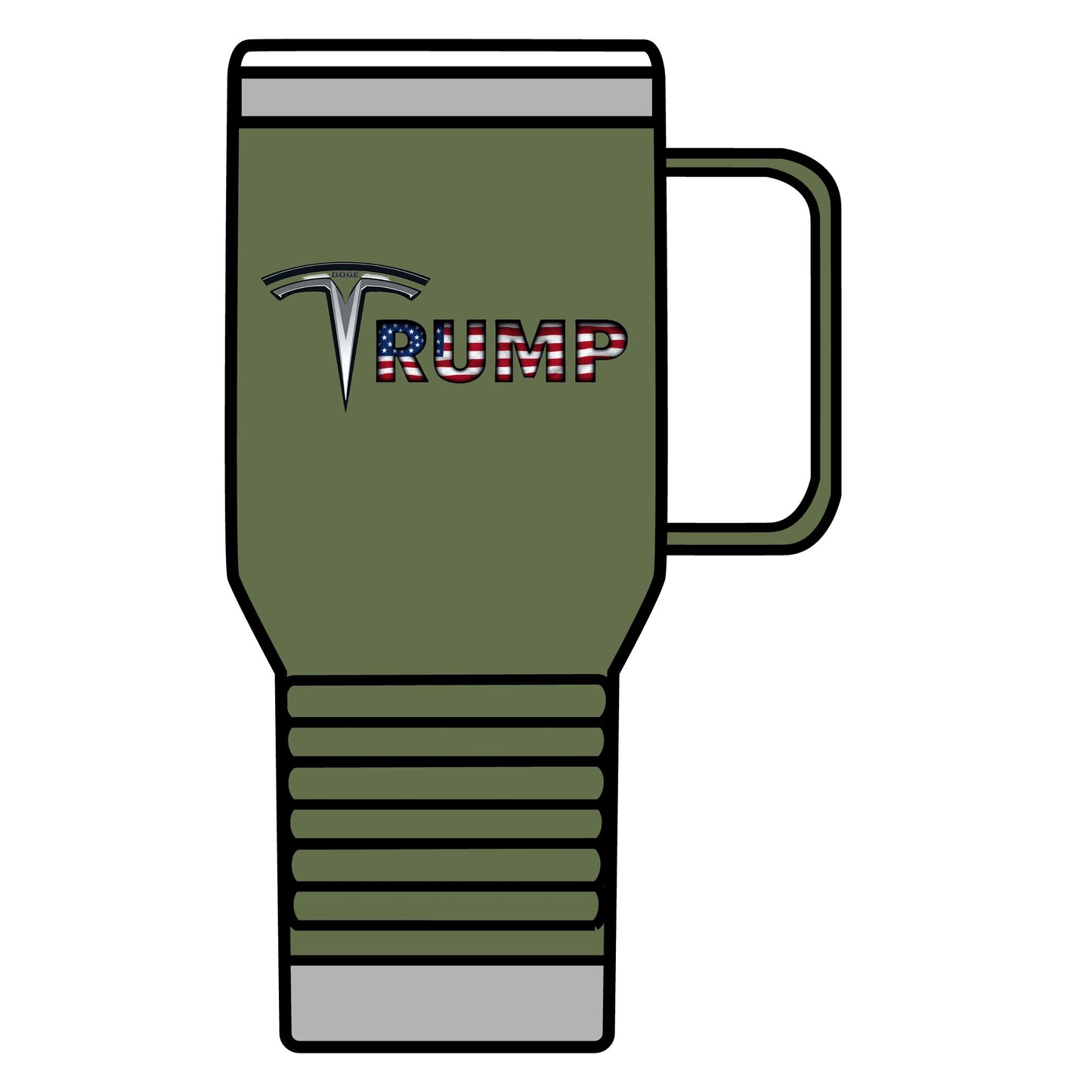 Patriotic Travel Mug - 20oz Trump Design