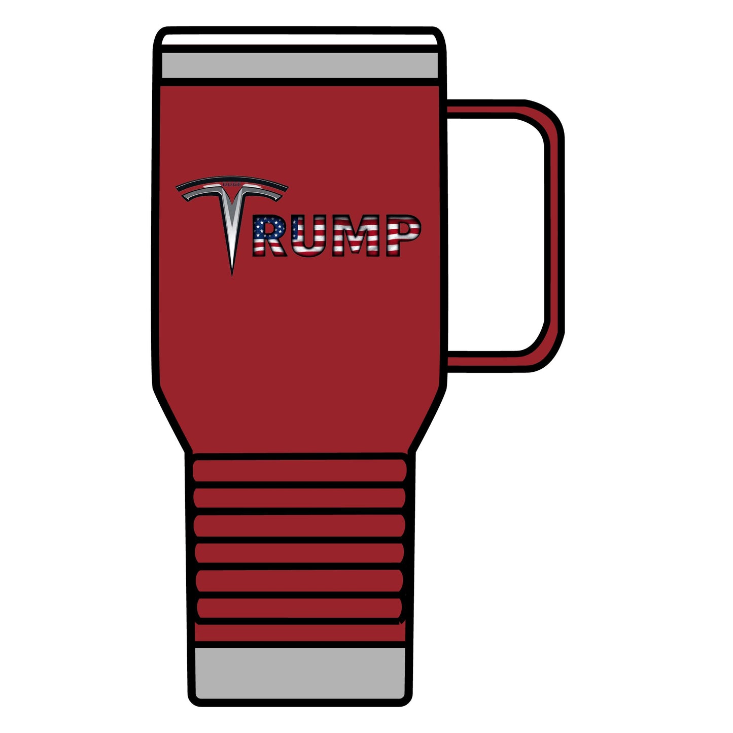 Patriotic Travel Mug - 20oz Trump Design