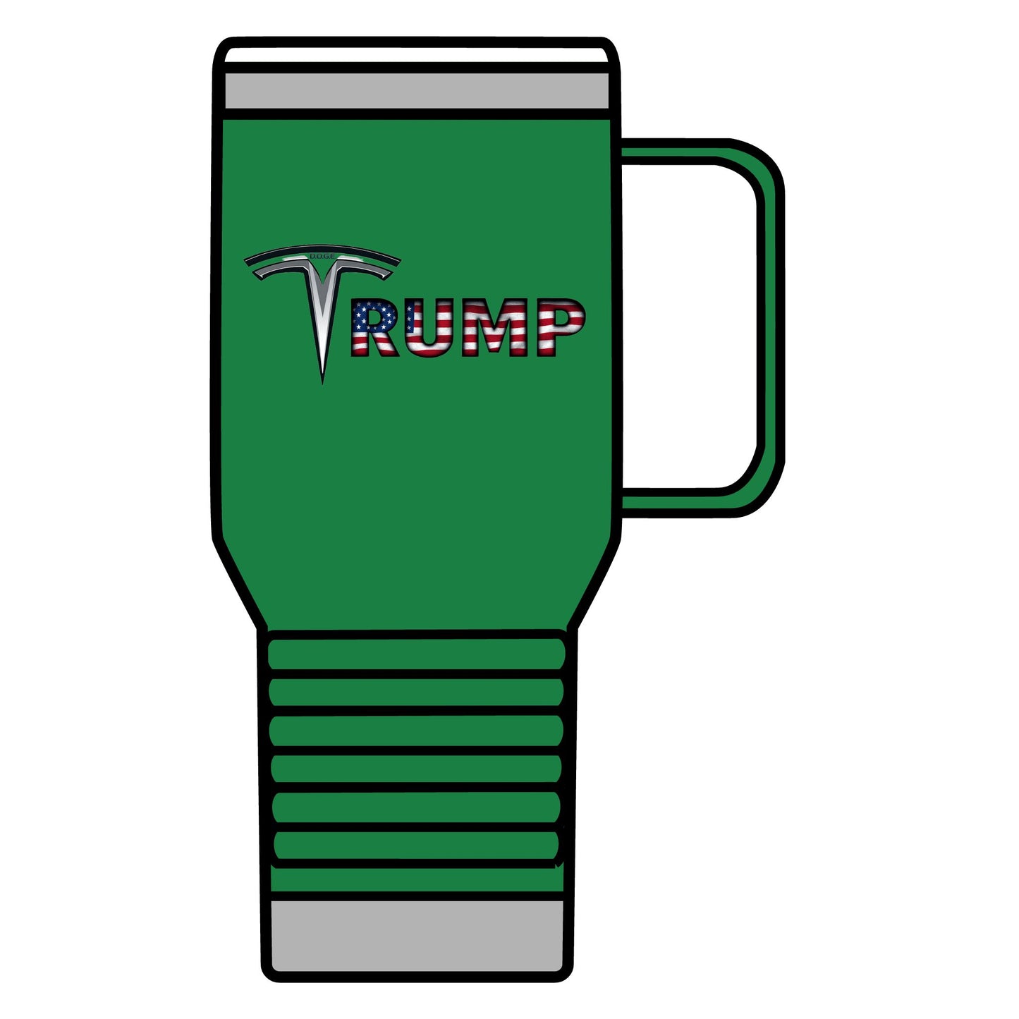 Patriotic Travel Mug - 20oz Trump Design