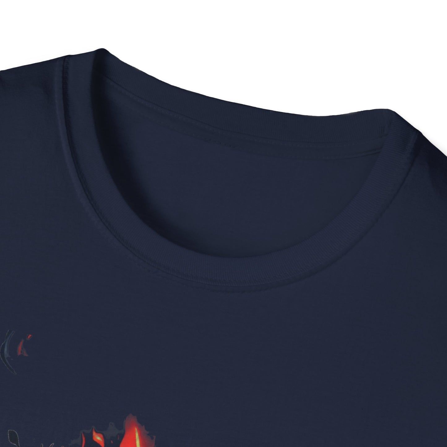Economy on Fire Unisex Softstyle T-Shirt - Humorous Political Graphic Tee