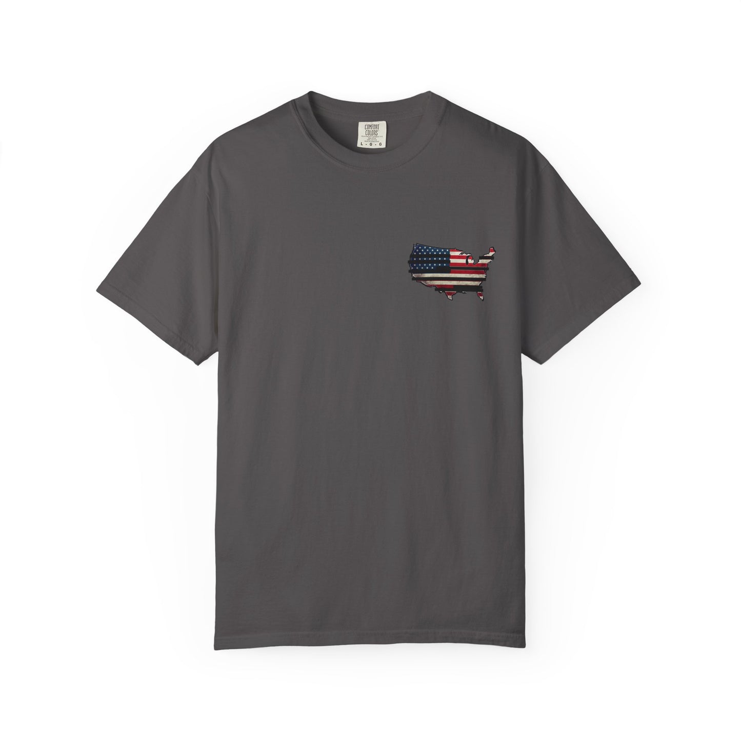 Unisex Garment-Dyed T-shirt with EV Power by Trump Energy Design