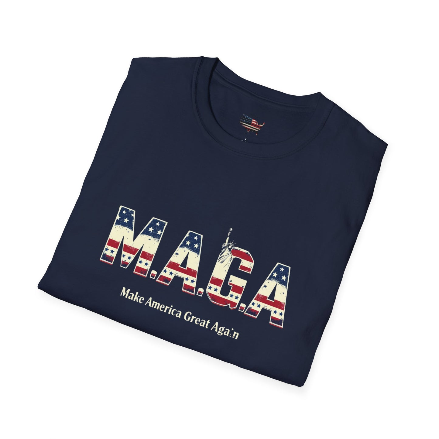 Patriotic Unisex T-Shirt - Make America Great Again & One Pope At A Time Designs