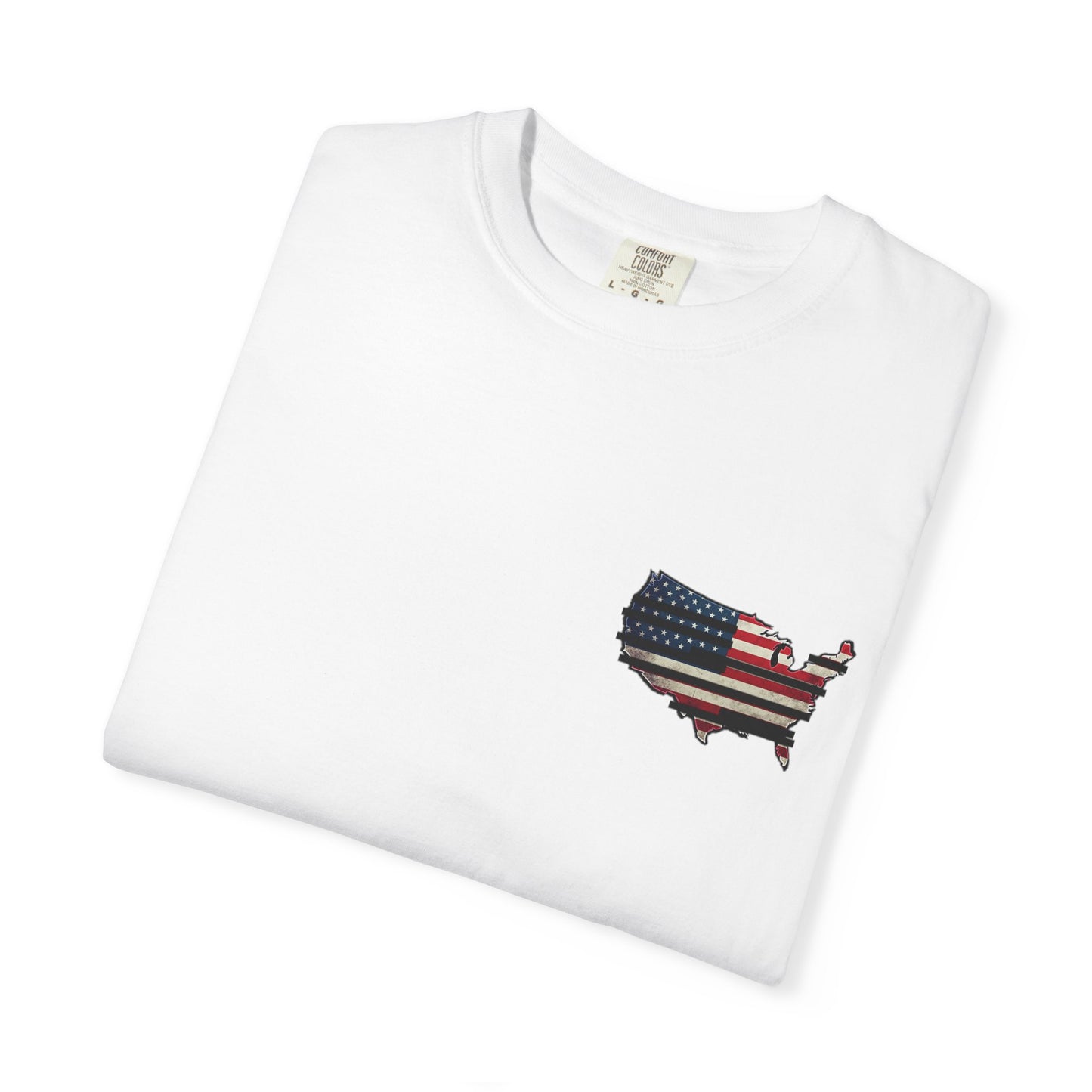 Unisex Garment-Dyed T-shirt with EV Power by Trump Energy Design