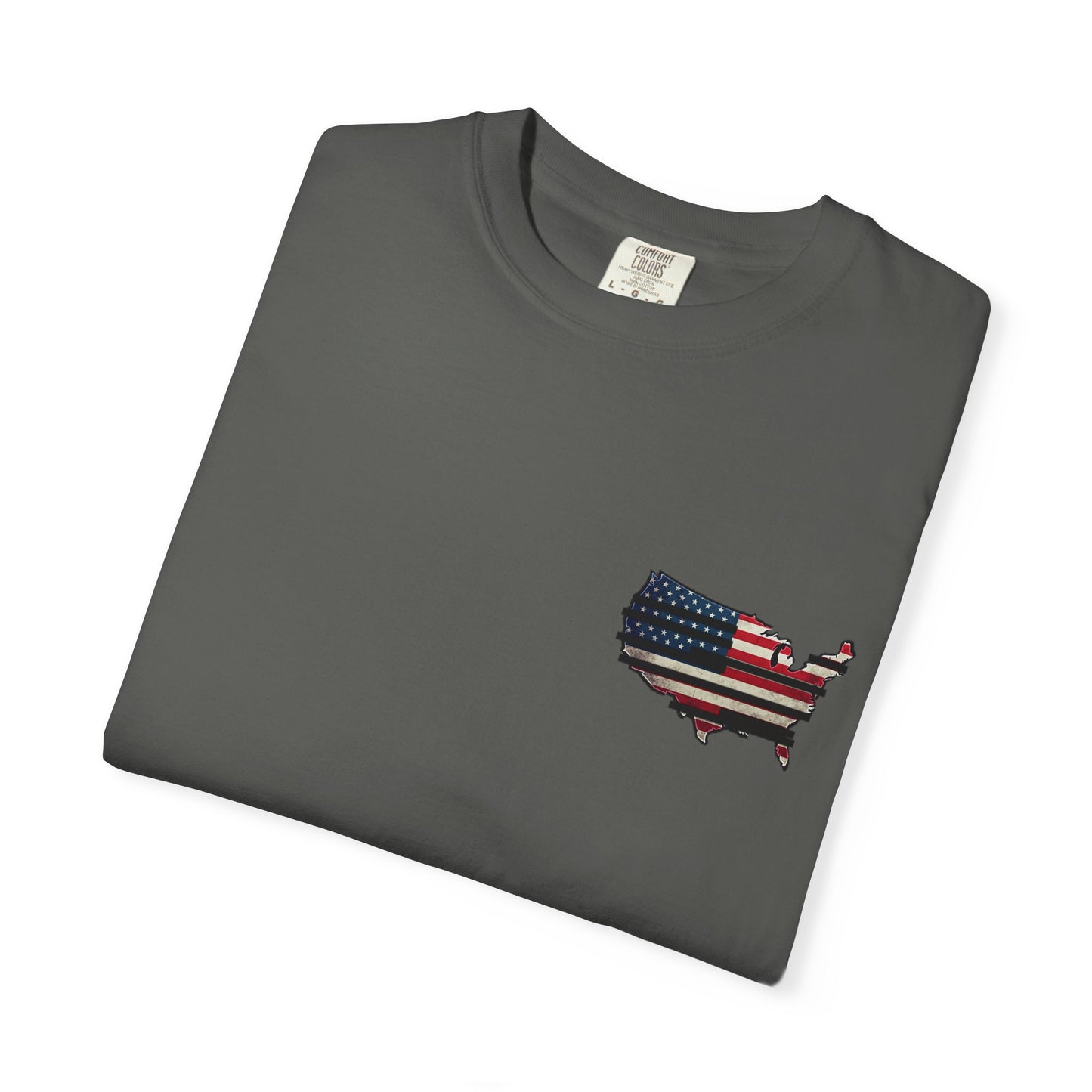 Unisex Garment-Dyed T-shirt with EV Power by Trump Energy Design