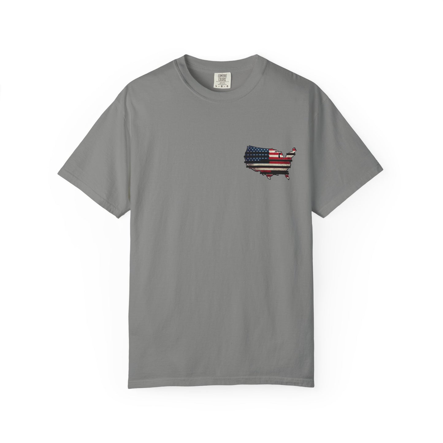Unisex Garment-Dyed T-shirt with EV Power by Trump Energy Design