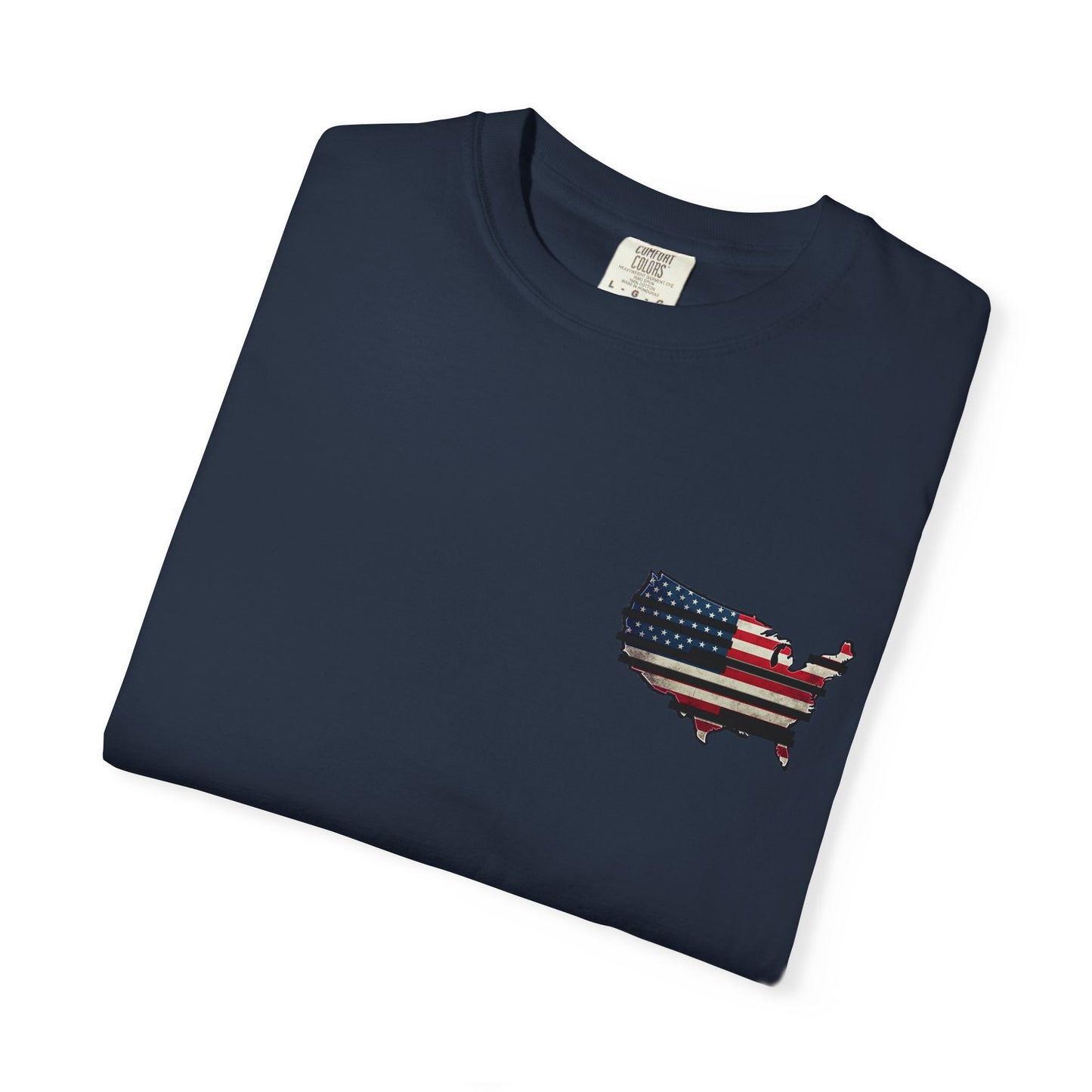 Unisex Garment-Dyed T-shirt with EV Power by Trump Energy Design