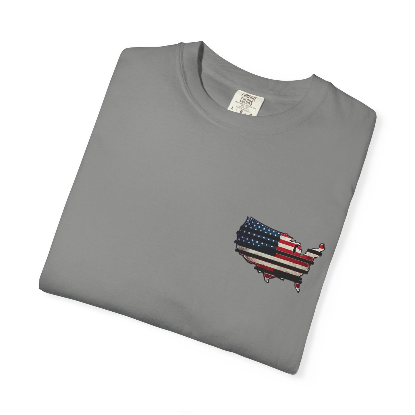 Unisex Garment-Dyed T-shirt with EV Power by Trump Energy Design