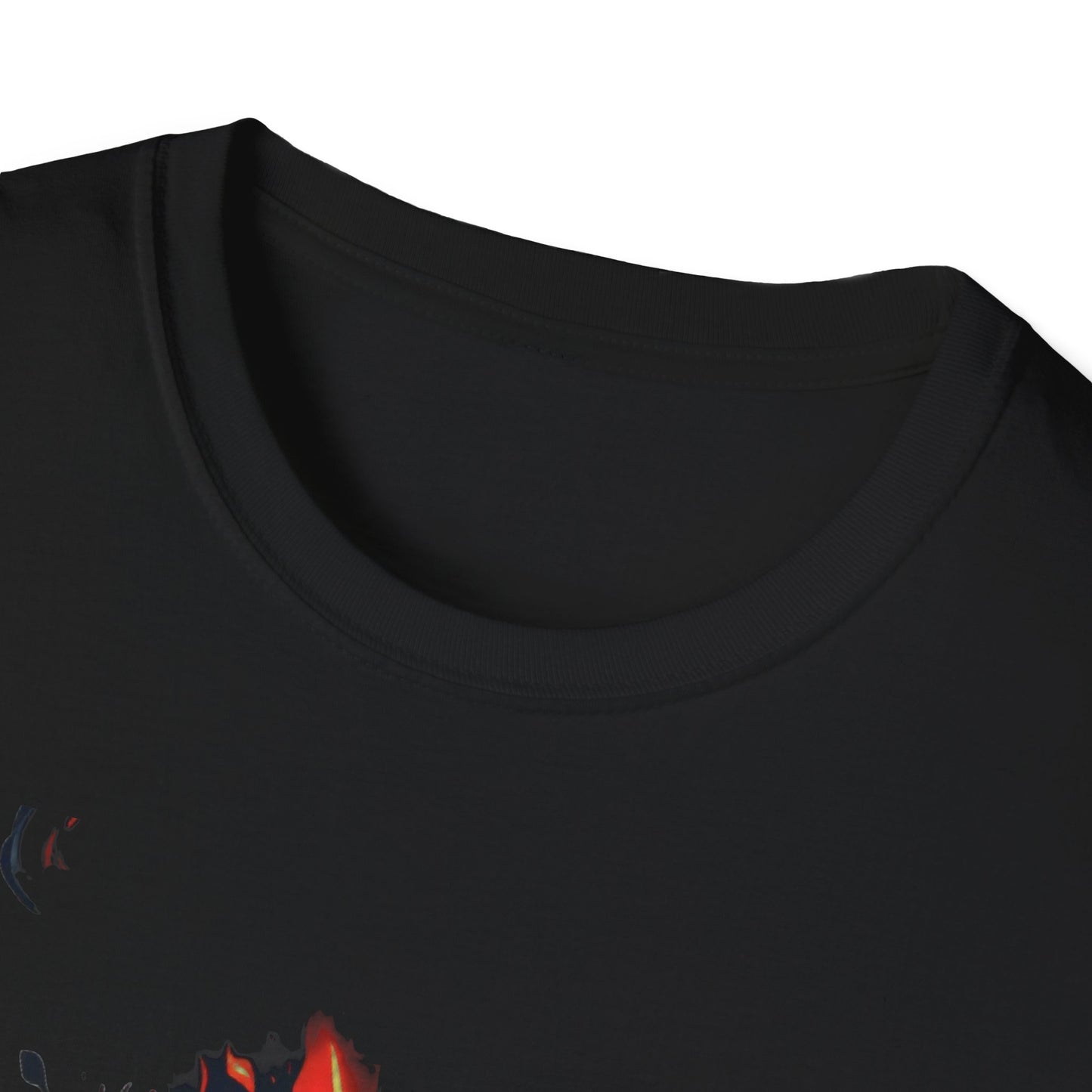 Economy on Fire Unisex Softstyle T-Shirt - Humorous Political Graphic Tee