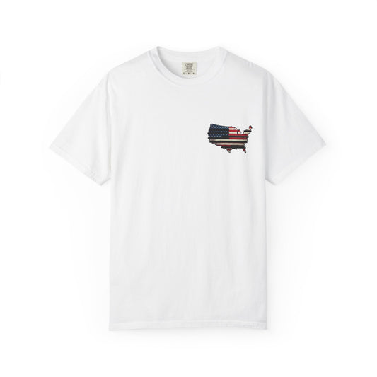 Unisex Garment-Dyed T-shirt with EV Power by Trump Energy Design