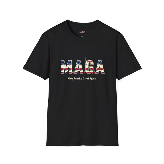 Patriotic Unisex T-Shirt - Make America Great Again & One Pope At A Time Designs