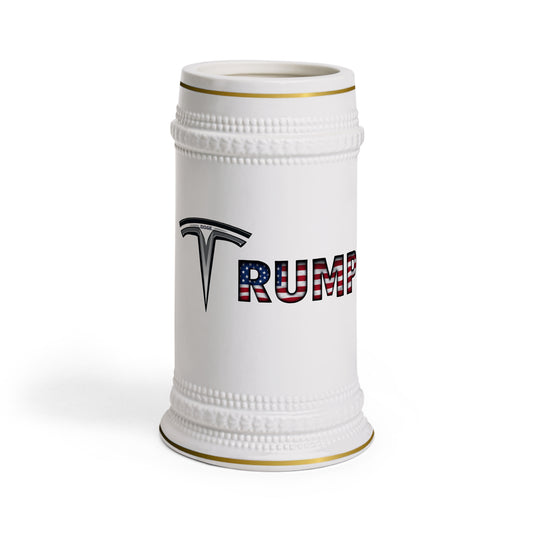 Patriotic Beer Stein Mug – T & American RUMP Design for Celebrations